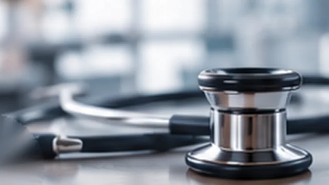 Stethoscope on a desk